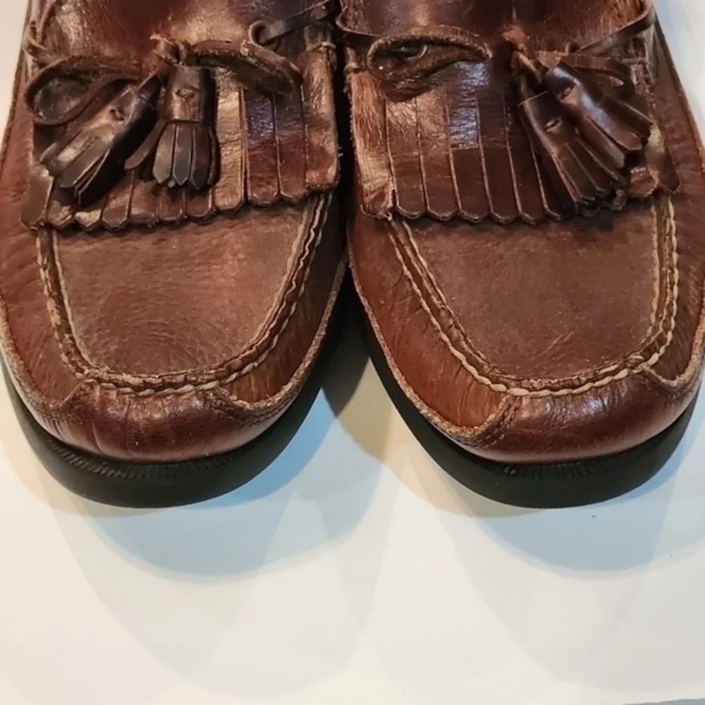 Sperry Top-Sider Tassel Slip‎ on Size 11.5 Leather Boat River Lake Shoe